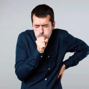 Toxic mold exposure detox, coughing.